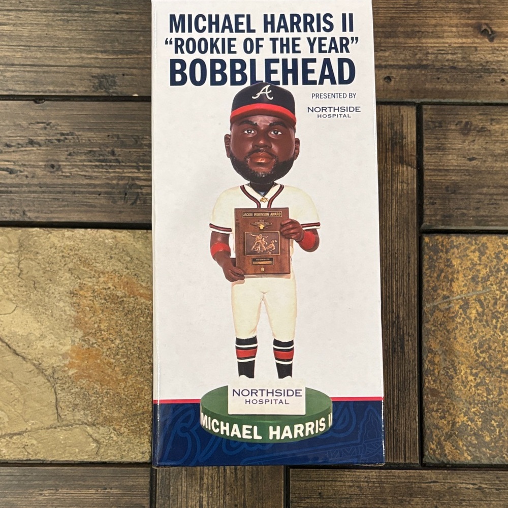Northside Hospital Michael Harris II rookie of the year bobblehead